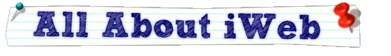 All About iWeb logo