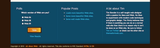 Footer image of the new All About iWeb